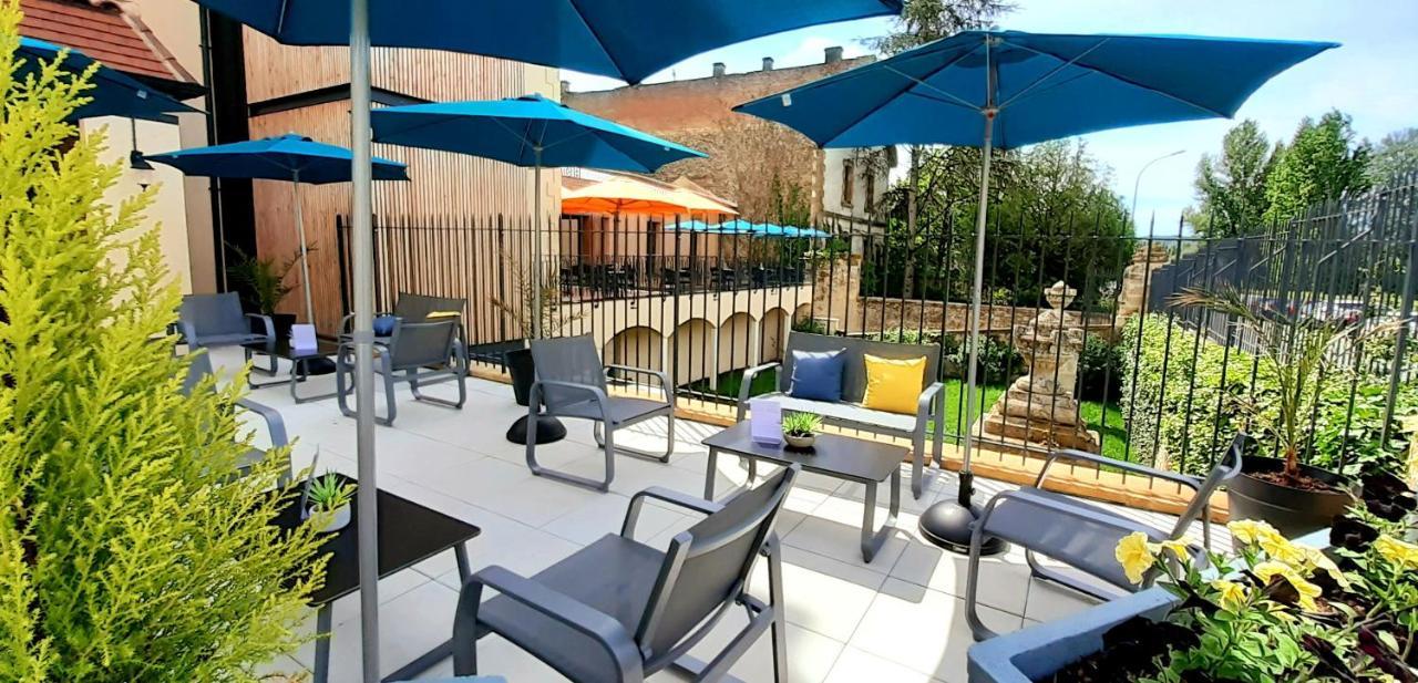 סן-סיפרייה Hotel-Restaurant Des Augustins מראה חיצוני תמונה