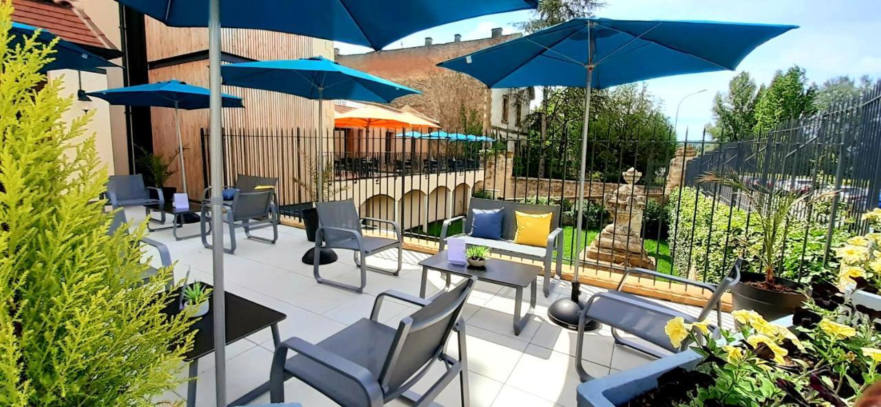 סן-סיפרייה Hotel-Restaurant Des Augustins מראה חיצוני תמונה
